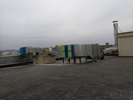 廣東惠州綠維環(huán)保公司油煙處理工程案例