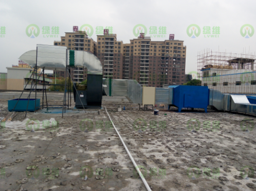 廣東綠維環(huán)保完成惠州某油霧治理工程