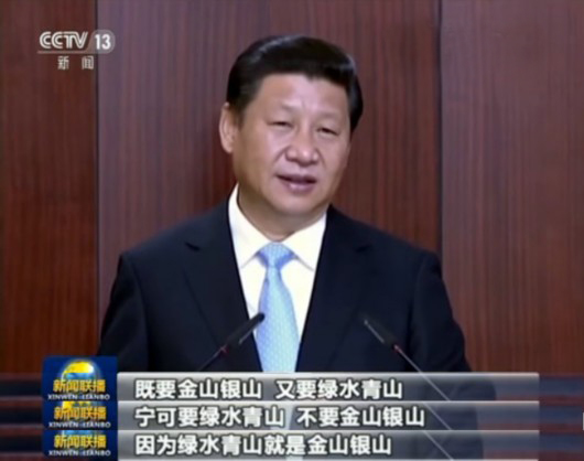 習(xí)近平:加快生態(tài)文明體制改革,建設(shè)美麗中國(guó)